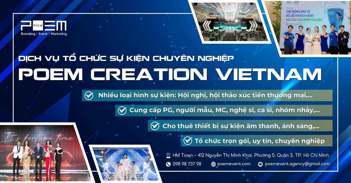 Tổ chức sự kiện trọn gói giúp tiết kiệm thời gian, giảm tải áp lực cho các phòng ban và đảm bảo tiến độ tổ chức