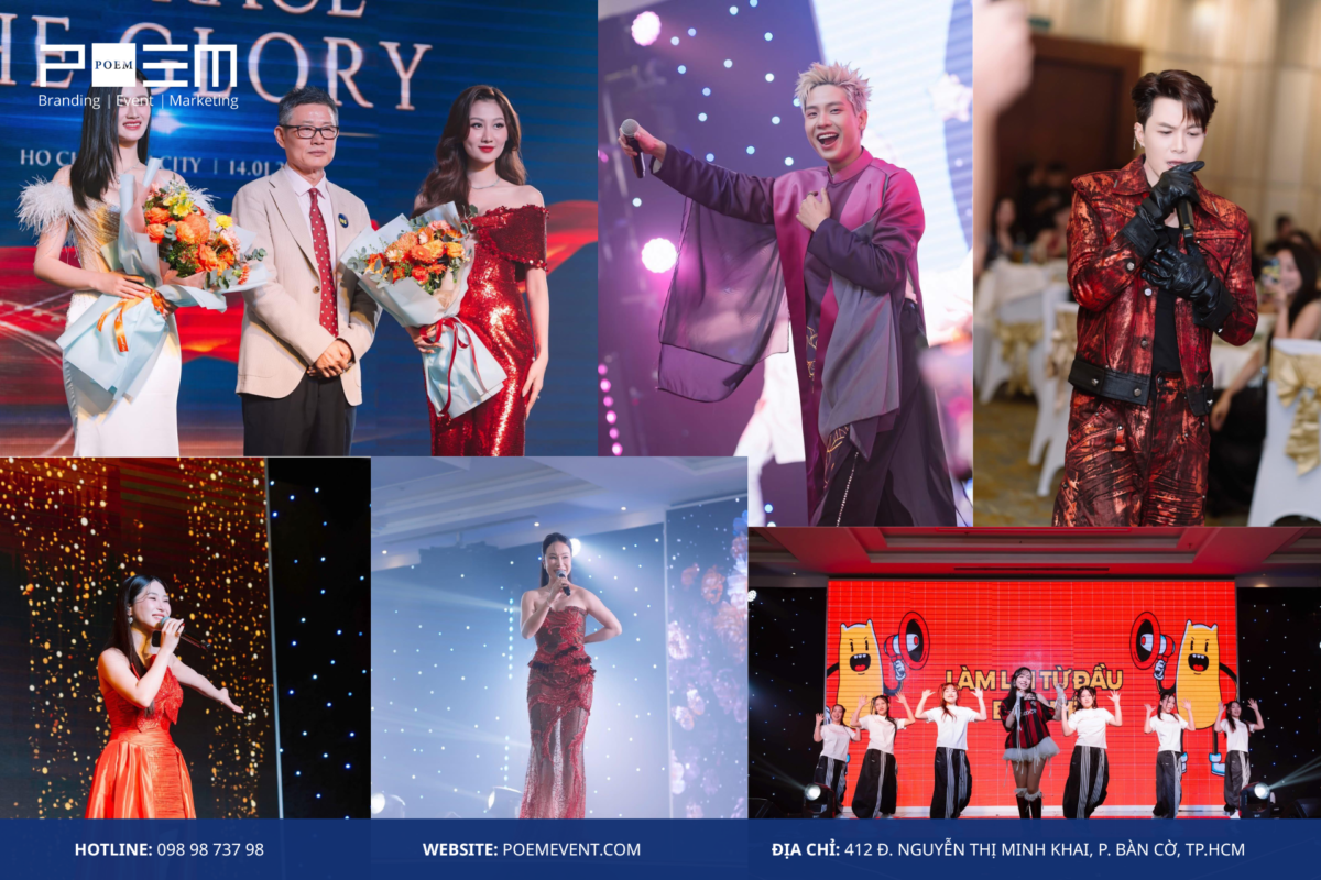 Year end party của Chicilon Media do POEM tổ chức với sự xuất hiện của nhiều nghệ sĩ nổi tiếng