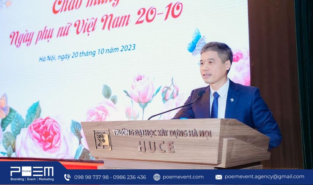 Lãnh đạo chia sẻ trong chương trình ngày 20/10