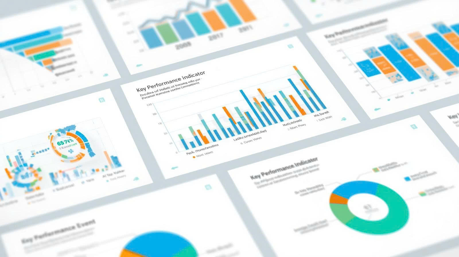 Biểu đồ KPIs hỗ trợ đo lường hiệu quả của một sự kiện cuối năm một cách trực quan