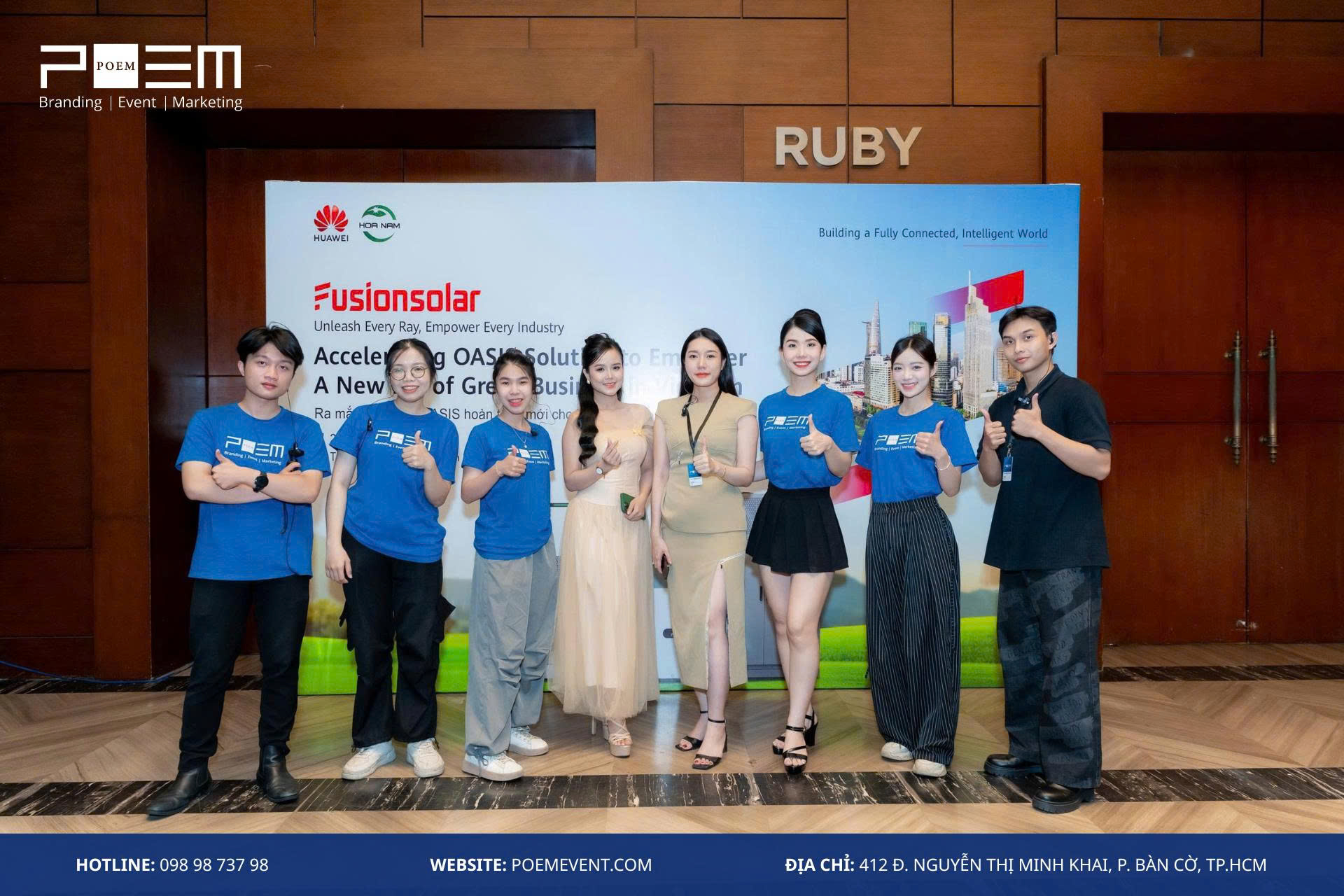 Đội ngũ tổ chức sự kiện ngành solar chuyên nghiệp