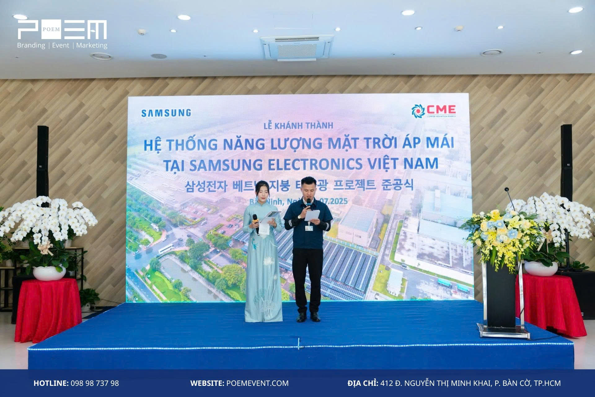 Tổ chức sự kiện ngành solar cho SAMSUNG x CME