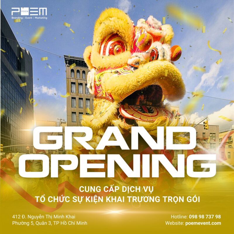 Tổ chức khai trương chuyên nghiệp