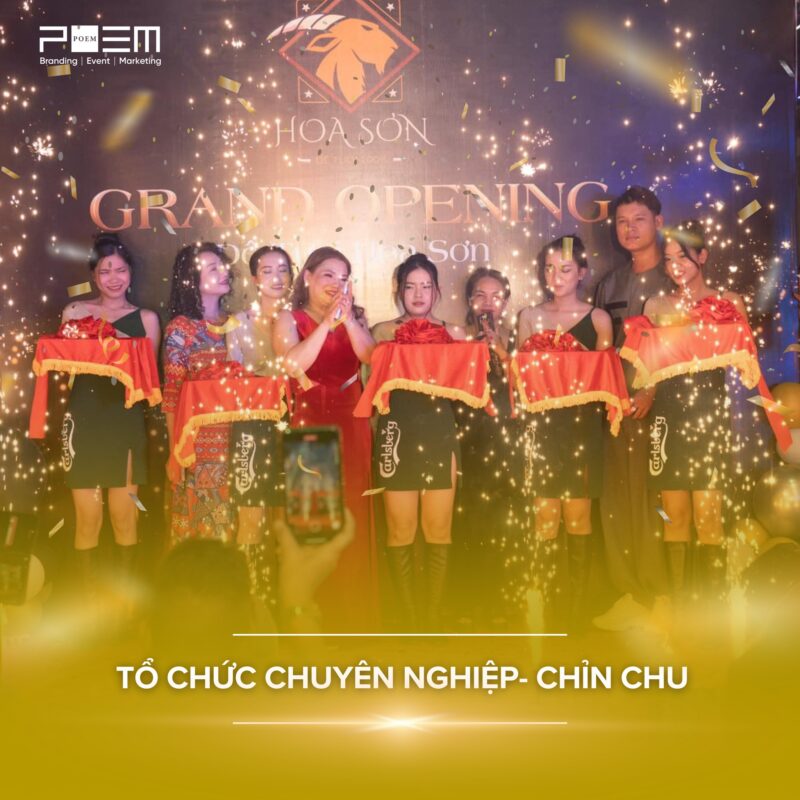 Tổ chức khai trương chuyên nghiệp - chỉn chu
