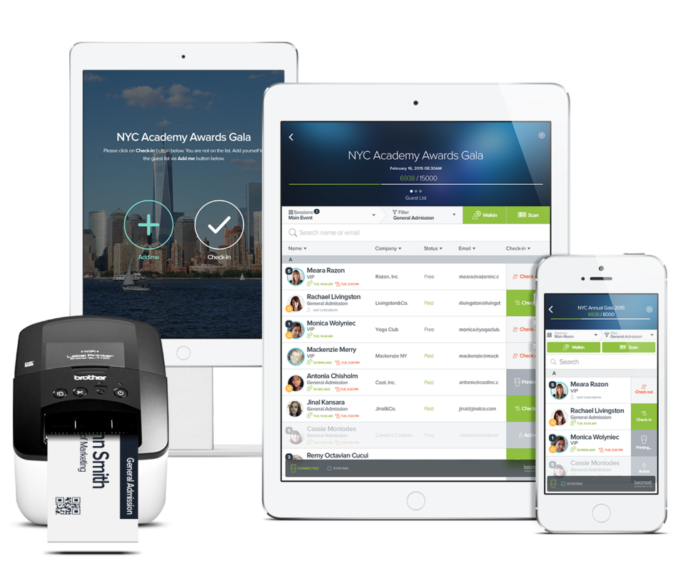 Ứng dụng check-in quản lý sự kiện - Boomset