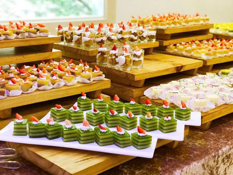  Khu vực teabreak tại địa điểm tổ chức hội nghị chuyên nghiệp