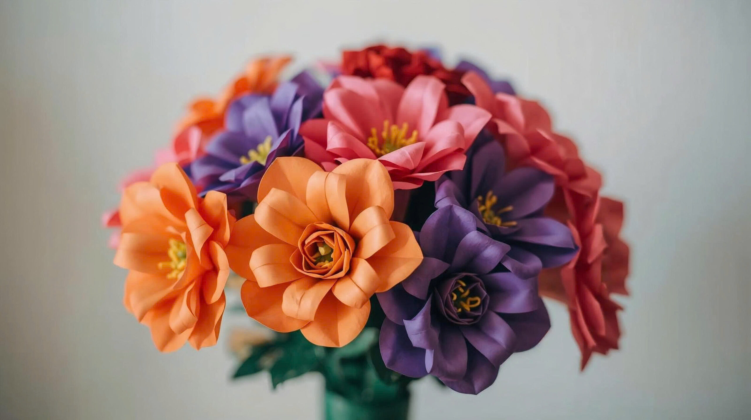 Quà handmade tặng thầy cô ngày 20/11 - bó hoa giấy handmade