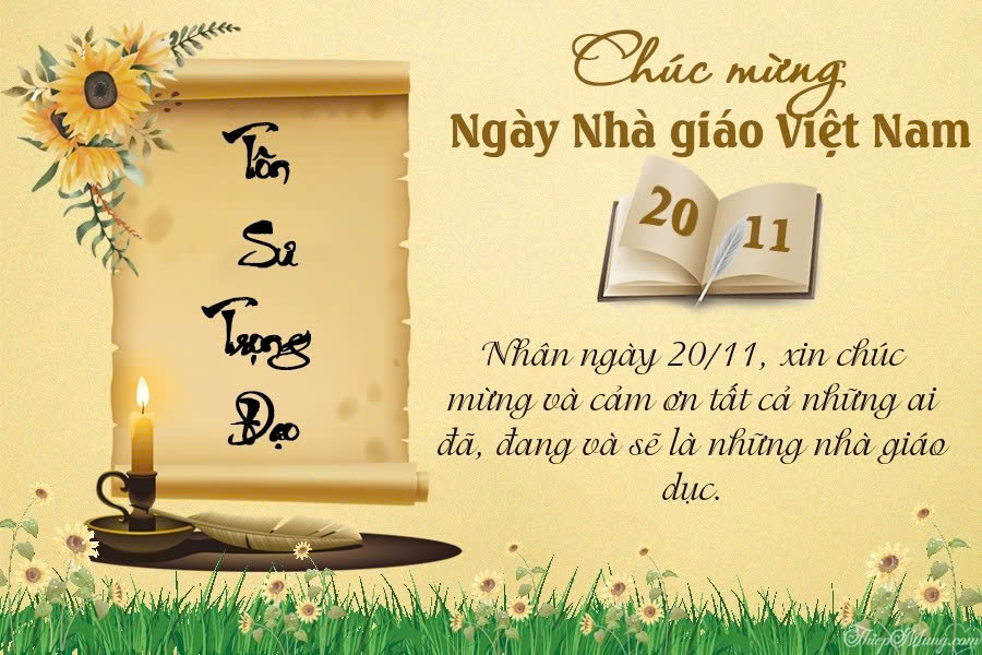 Tôn sư trọng đạo ngày 20-11