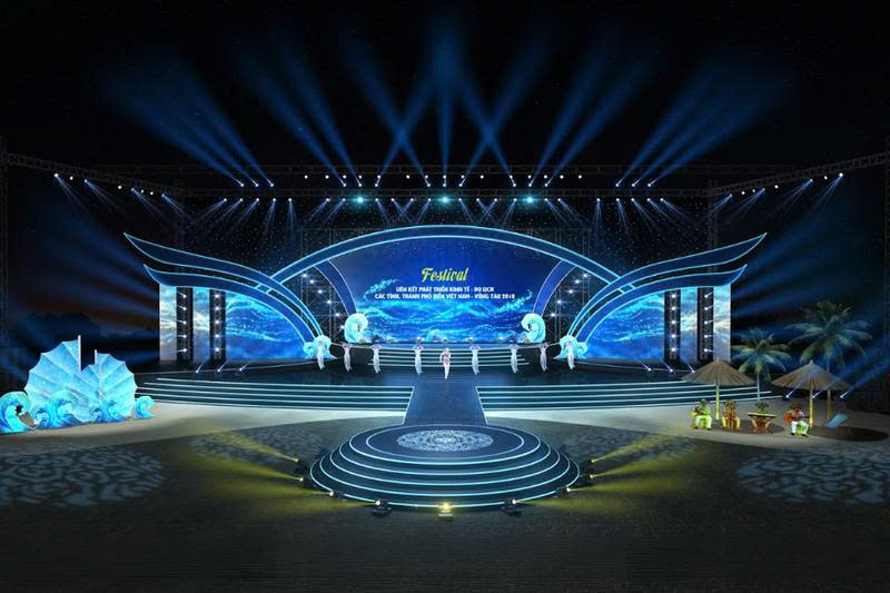 Sân khấu được thiết kế CHUYÊN NGHIỆP