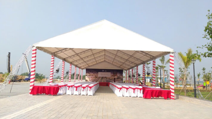 Cho thuê nhà bạt cho sự kiện ngoài trời