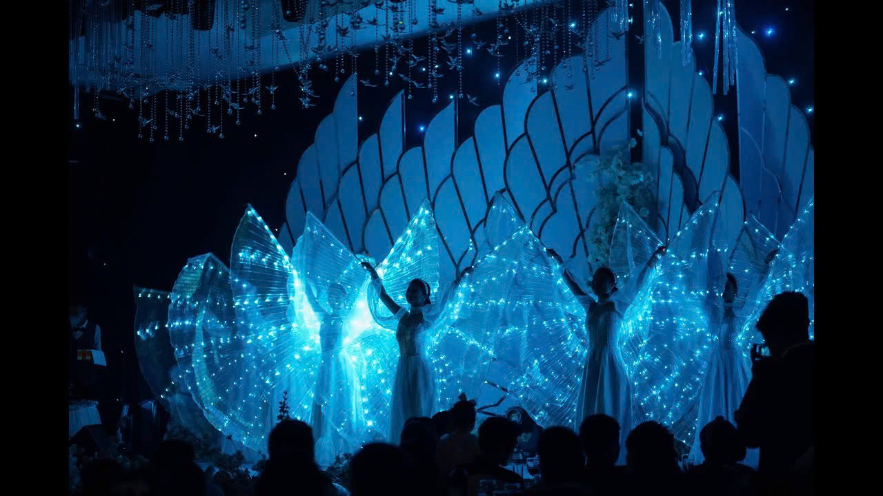 vũ đoàn sự kiện múa cánh led