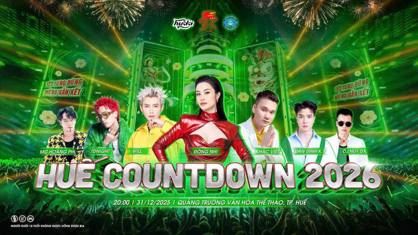 Chương trình Countdown 2026 Việt Nam tại Huế
