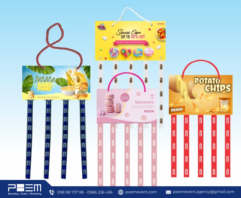 Hanger là gì và vai trò trong quảng cáo tại điểm bán. 