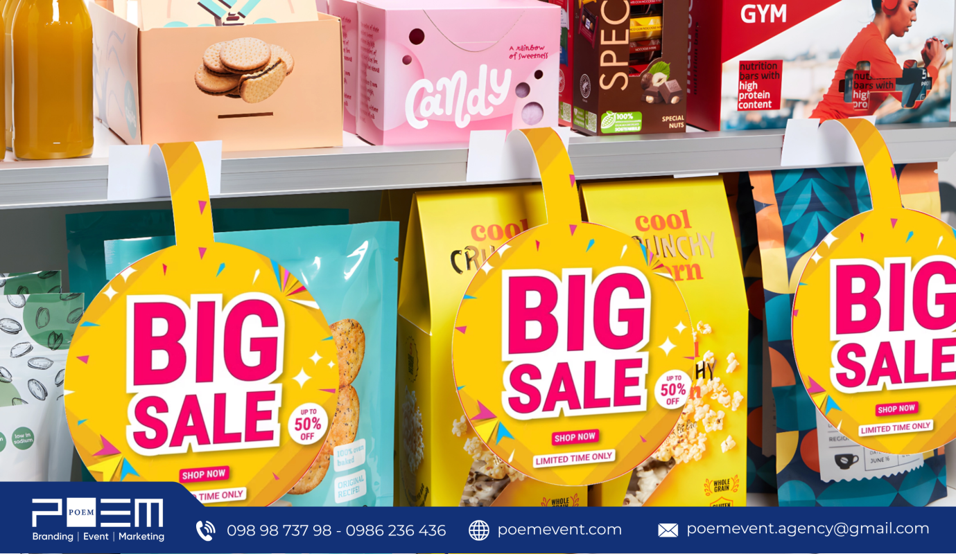 Wobbler là gì và cách ứng dụng POSM trong sự kiện doanh nghiệp.