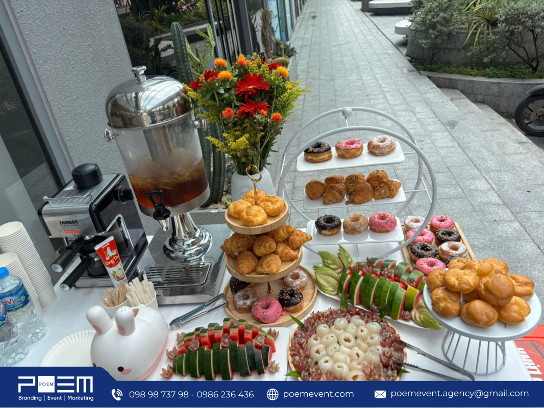 Giải thích tiệc teabreak là gì và vai trò trong sự kiện