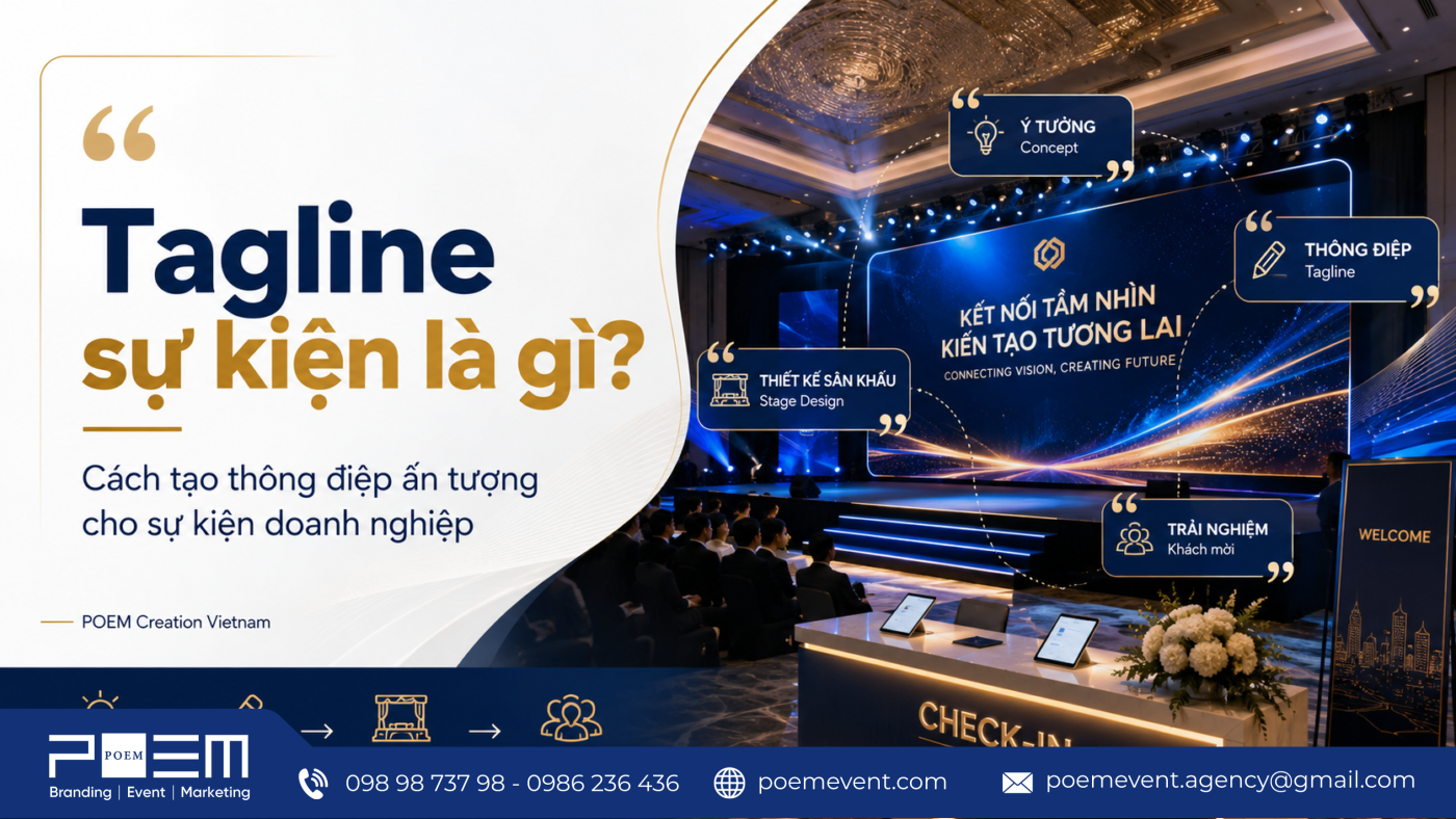 tagline sự kiện là gì